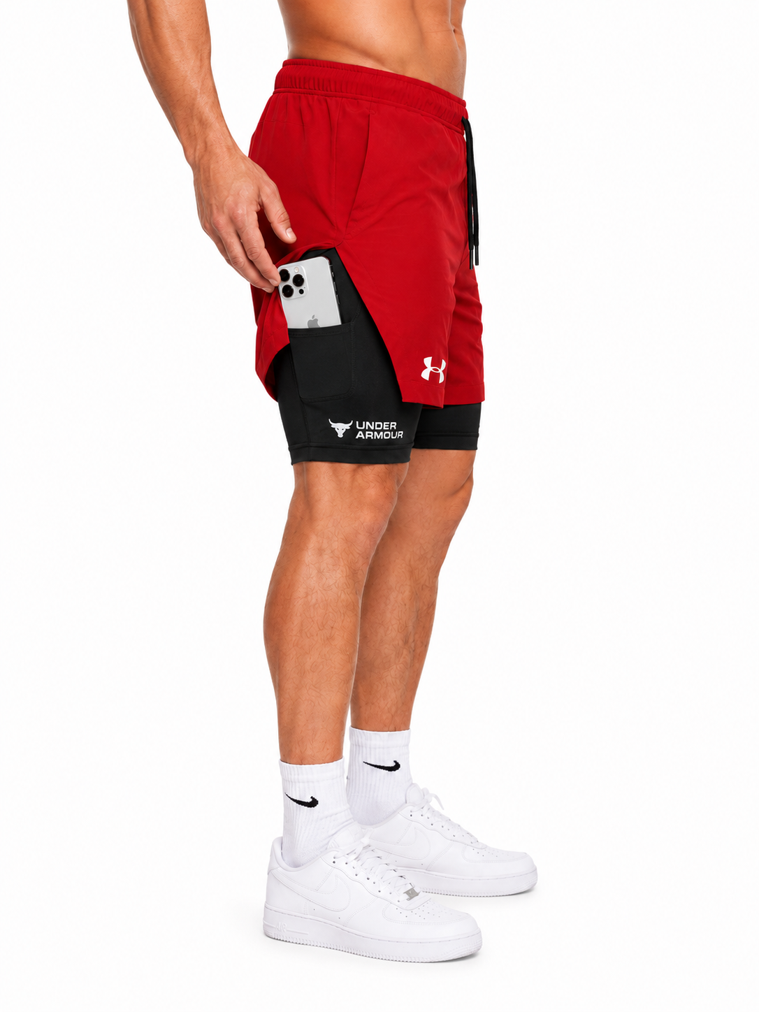 Sporcu Esnek Taytlı Şort