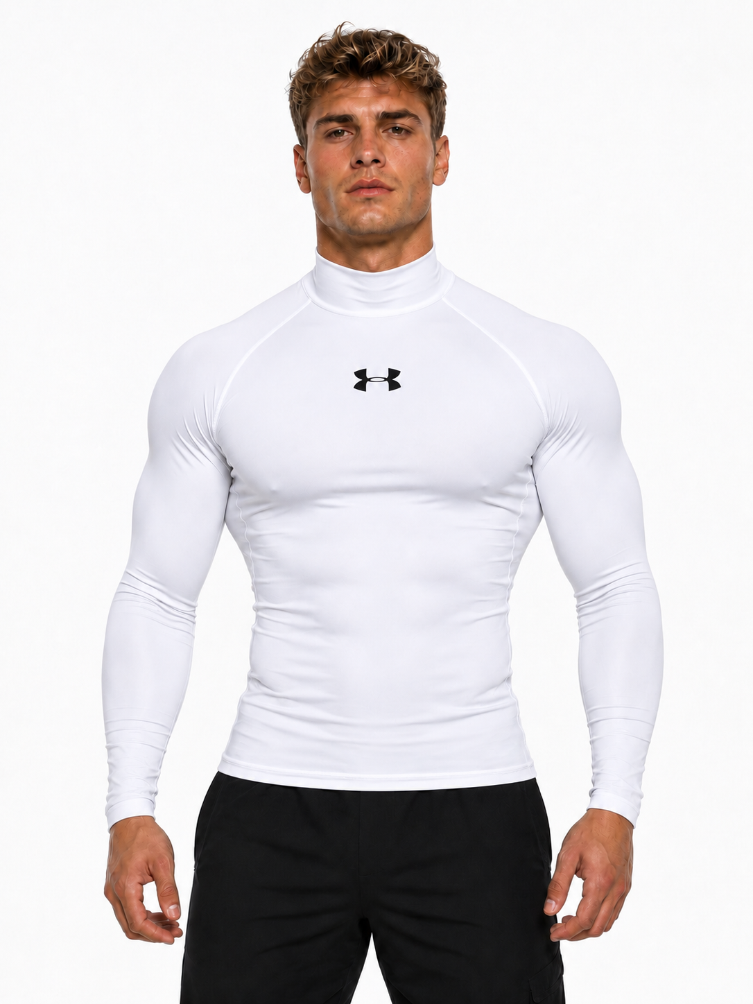Uzun Kollu Boğazlı Compression Tişört
