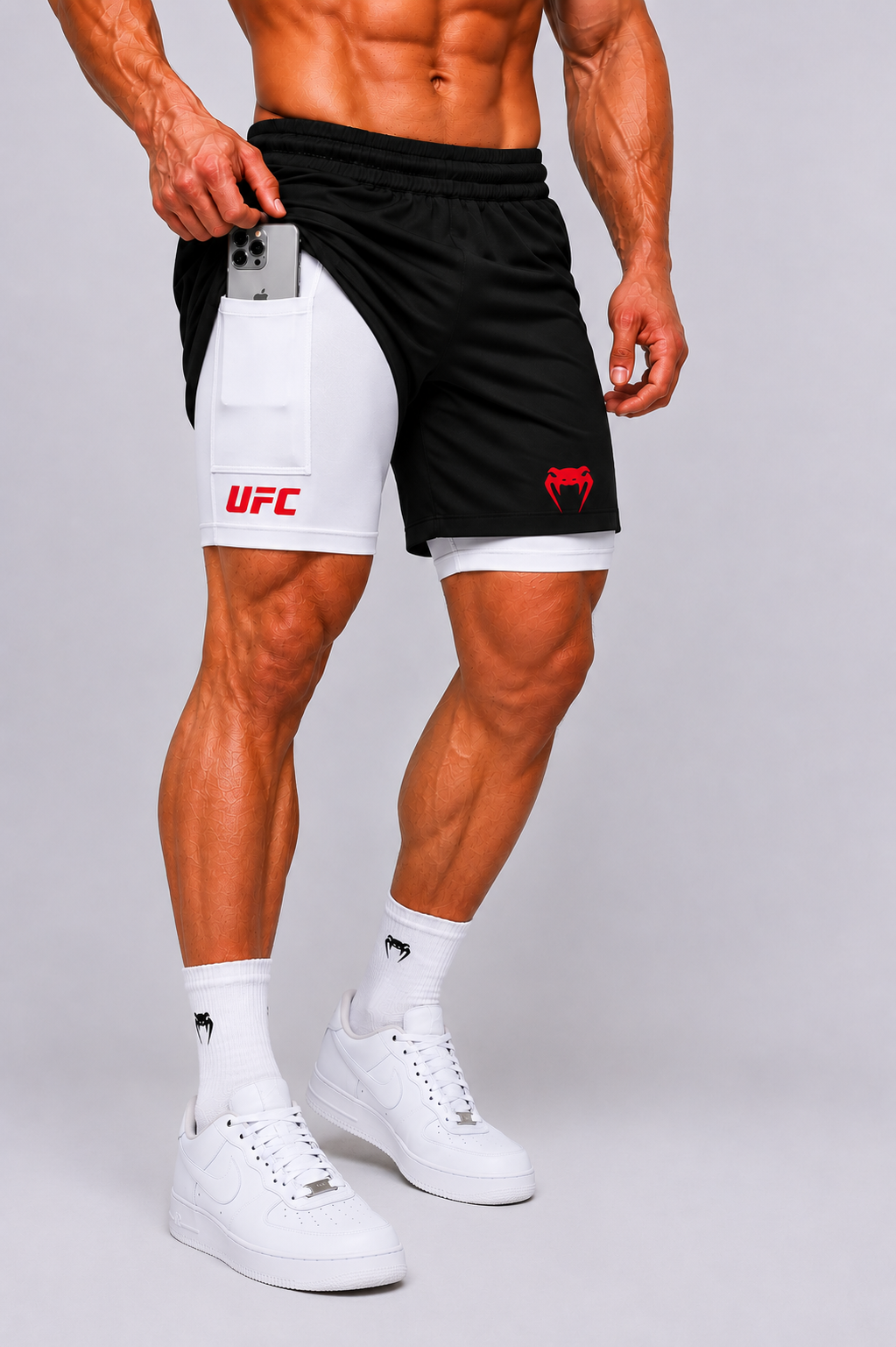 UFC Sporcu Esnek Taytlı Şort