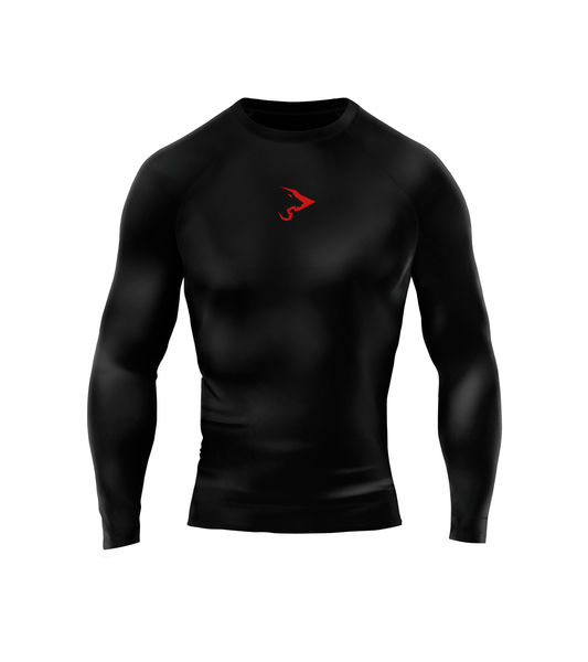 Pro+ Red Uzun Kollu Compression Tişört